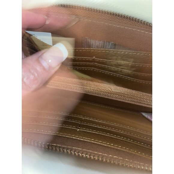 THE SAK Brown Wallet Large Sanibel Leather - Picture 10 of 11